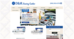 Desktop Screenshot of dandrsewingcenter.com